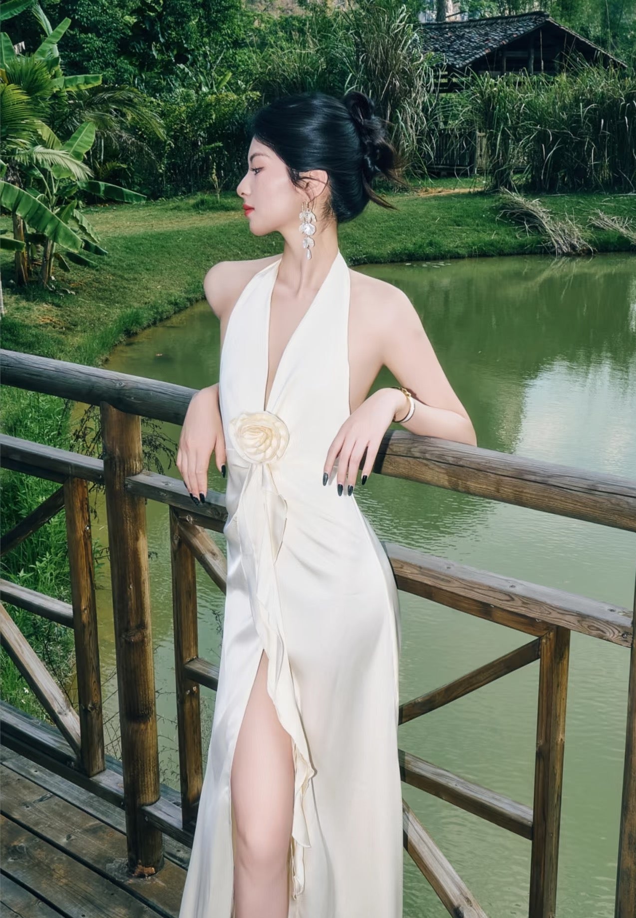 Rose Adagio Satin Gown